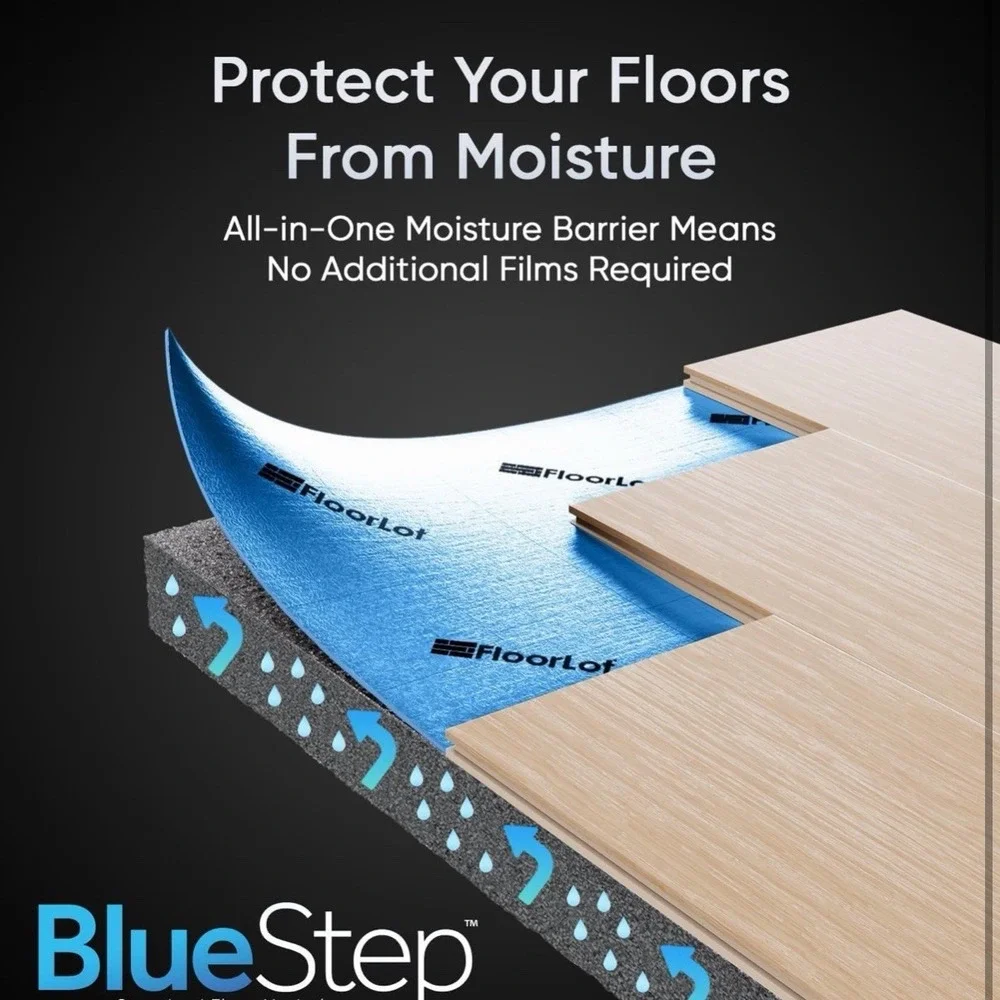 Floorlot BlueStep 3mm‎ Underlayment 200 sq ft for Laminate Engineered Floors